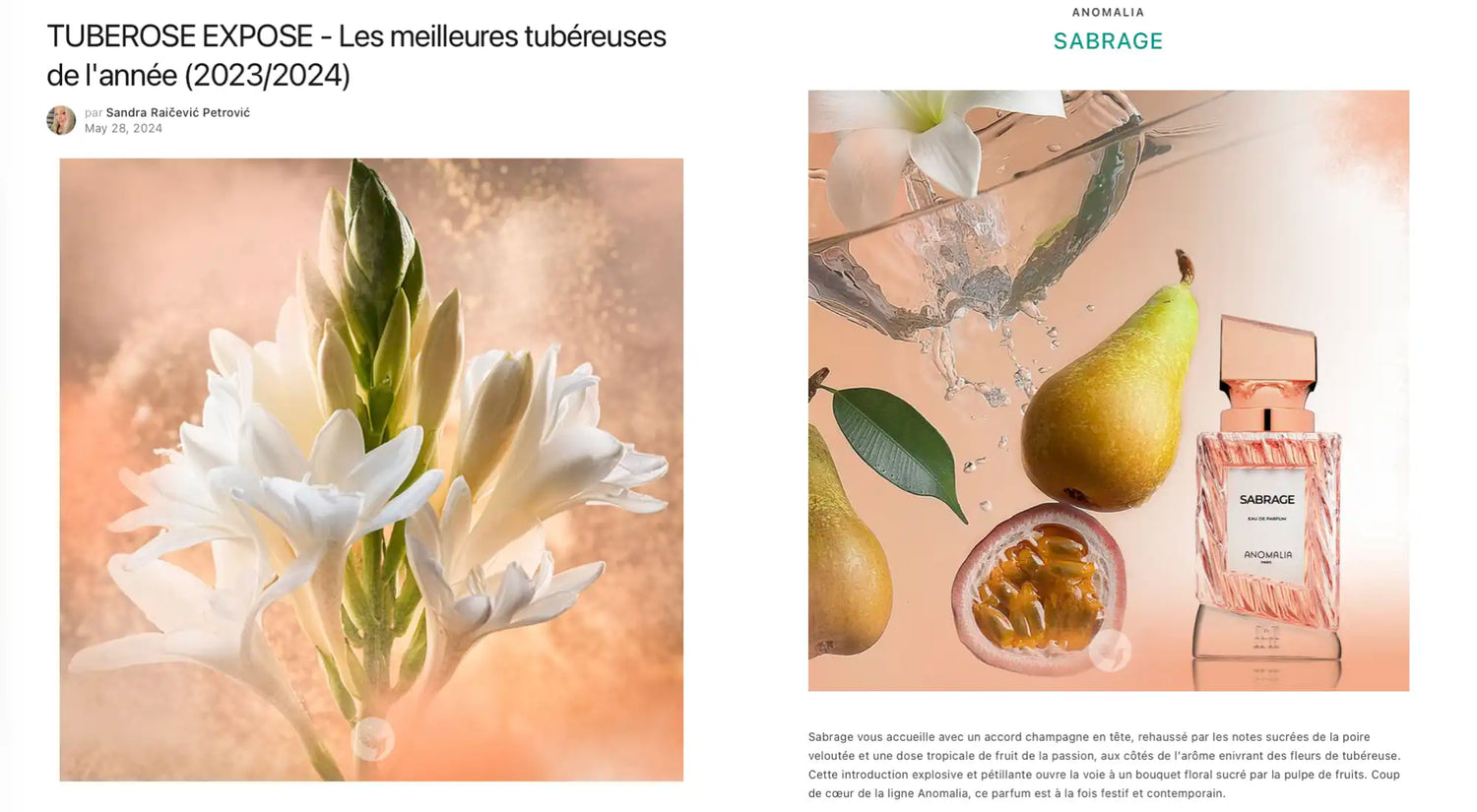 Le temps du Sabrage revient.