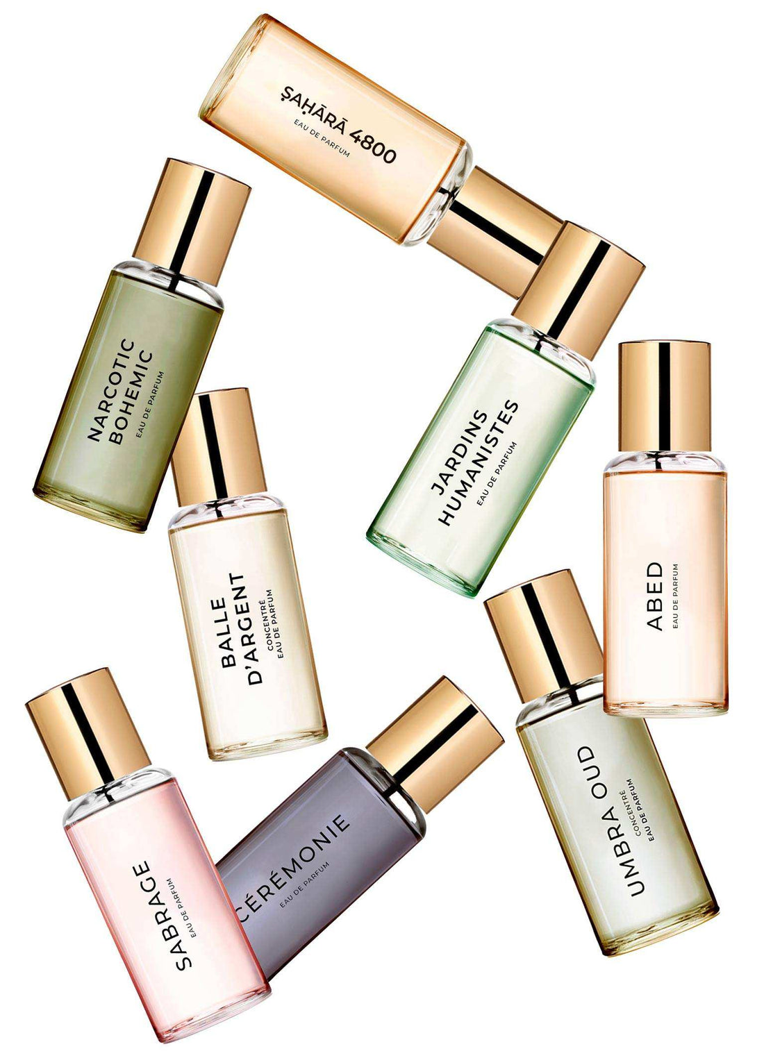 Parfums format voyage d&